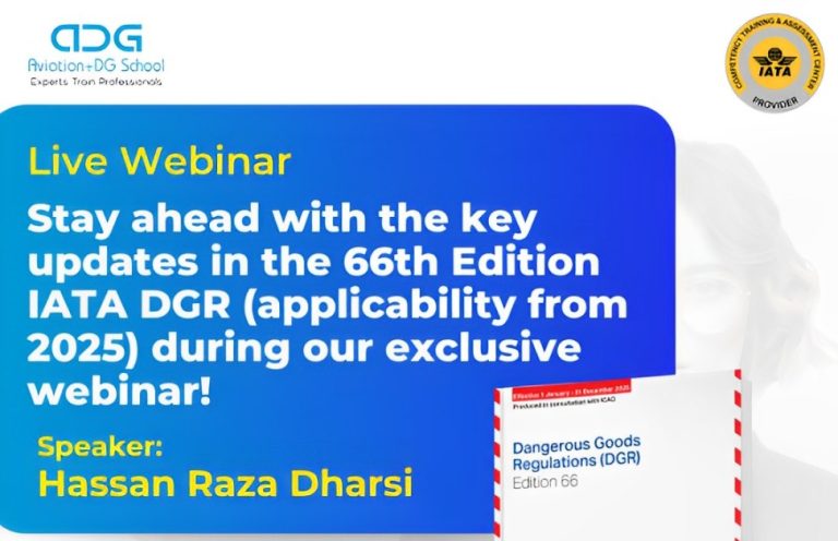 Webinar Live Session on IATA DGR 66th Edition.